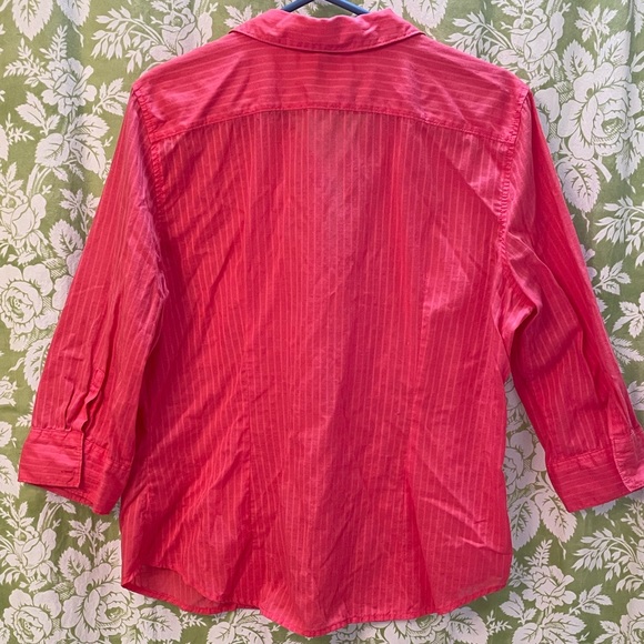 🏝️Big $10 Sale!🏝️GAP Coral Cotton Blouse - Picture 4 of 7
